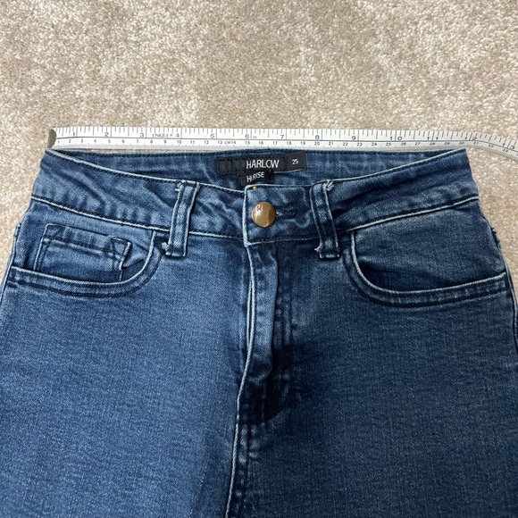 HARLOW HI RISE SKINNY BLUE JEANS SIZE 25 - Picture 8 of 10